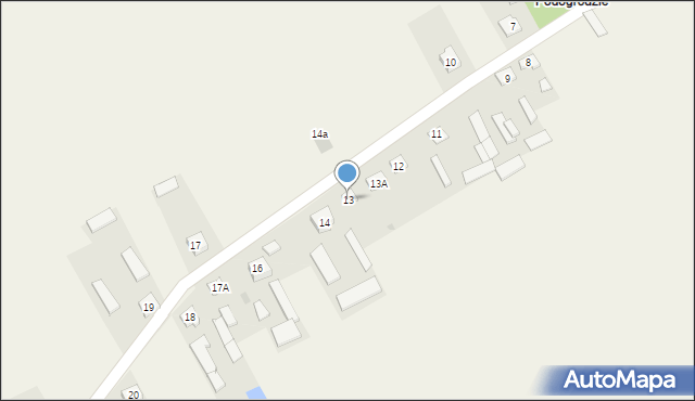 Brzozówka, Brzozówka, 13, mapa Brzozówka