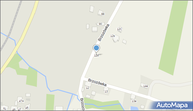 Brzozówka, Brzozówka, 12d, mapa Brzozówka