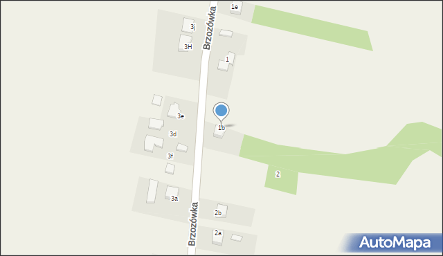 Brzozówka, Brzozówka, 1b, mapa Brzozówka