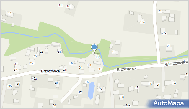 Brzozówka, Brzozówka, 32, mapa Brzozówka