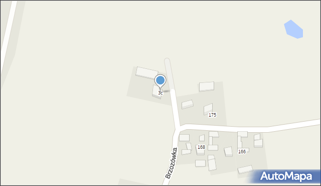 Brzozówka, Brzozówka, 3c, mapa Brzozówka