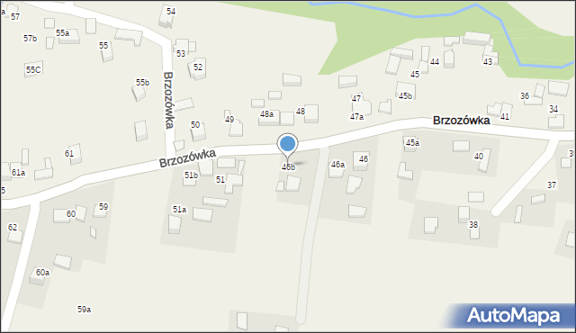 Brzozówka, Brzozówka, 46b, mapa Brzozówka