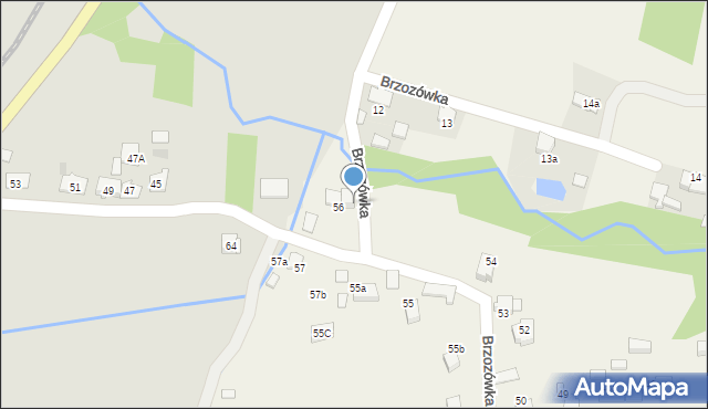 Brzozówka, Brzozówka, 56A, mapa Brzozówka