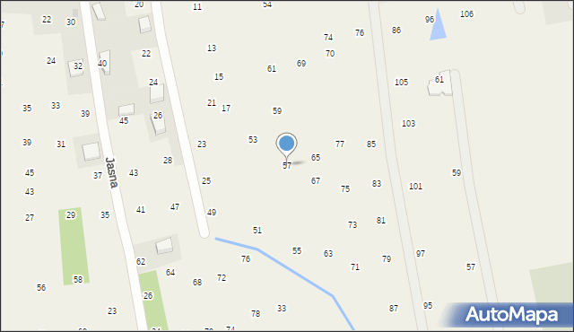 Brzozówka, Brzozowa, 57, mapa Brzozówka