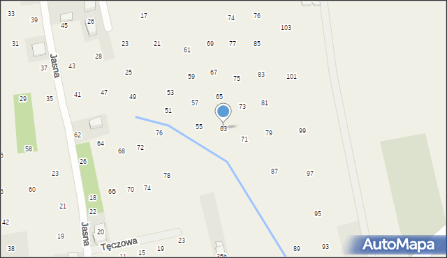 Brzozówka, Brzozowa, 63, mapa Brzozówka