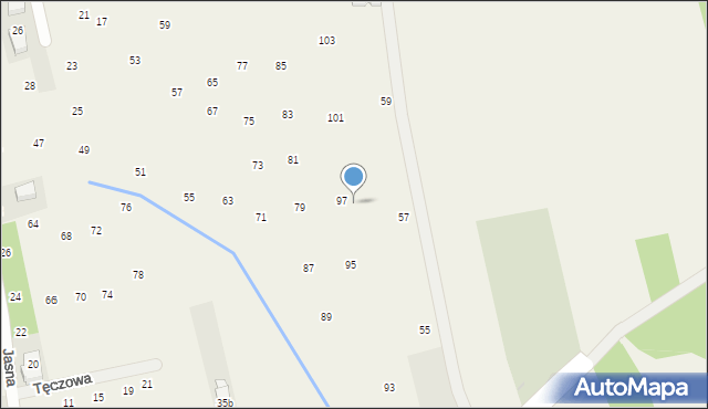 Brzozówka, Brzozowa, 99, mapa Brzozówka