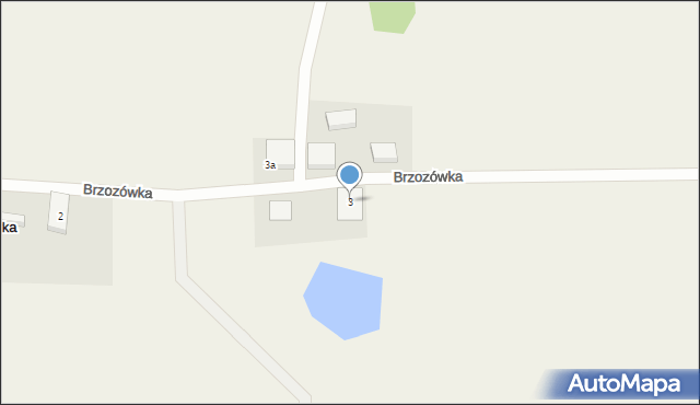 Brzozówka, Brzozówka, 3, mapa Brzozówka