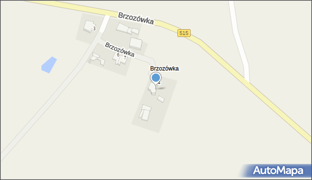 Brzozówka, Brzozówka, 5, mapa Brzozówka