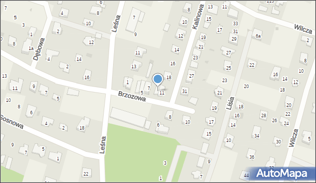 Brzozówka, Brzozowa, 9, mapa Brzozówka