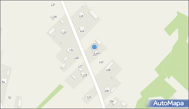 Brzozówka-Kolonia, Brzozówka-Kolonia, 112, mapa Brzozówka-Kolonia