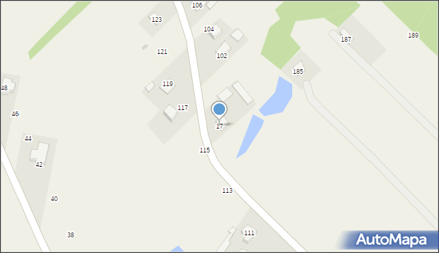 Brzozówka-Kolonia, Brzozówka-Kolonia, 17, mapa Brzozówka-Kolonia