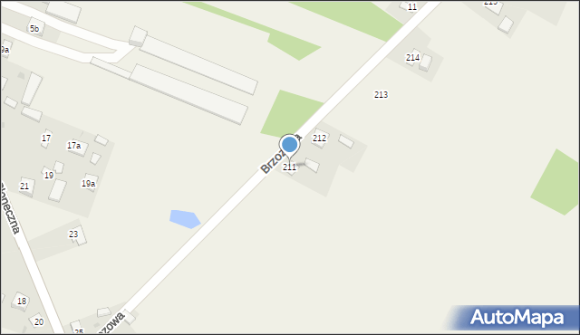 Brzozówka-Kolonia, Brzozówka-Kolonia, 211, mapa Brzozówka-Kolonia