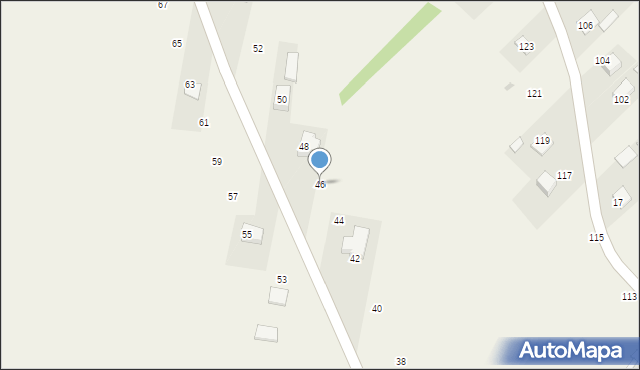 Brzozówka-Kolonia, Brzozówka-Kolonia, 46, mapa Brzozówka-Kolonia