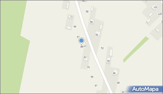 Brzozówka-Kolonia, Brzozówka-Kolonia, 65, mapa Brzozówka-Kolonia