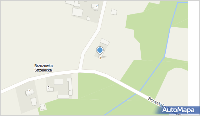 Brzozówka Strzelecka, Brzozówka Strzelecka, 3, mapa Brzozówka Strzelecka
