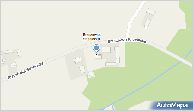 Brzozówka Strzelecka, Brzozówka Strzelecka, 5, mapa Brzozówka Strzelecka