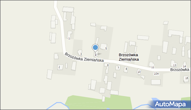 Brzozówka Ziemiańska, Brzozówka Ziemiańska, 4, mapa Brzozówka Ziemiańska