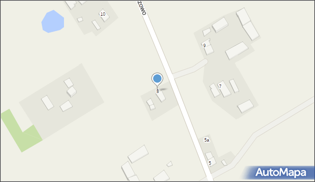 Brzozowo, Brzozowo, 8, mapa Brzozowo