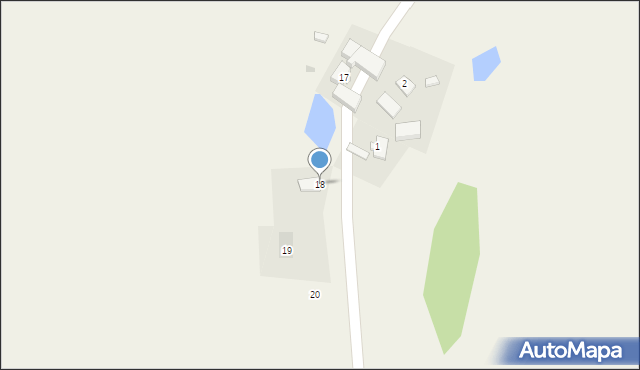 Brzozowo, Brzozowo, 18, mapa Brzozowo