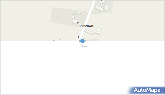 Brzozowo, Brzozowo, 3, mapa Brzozowo