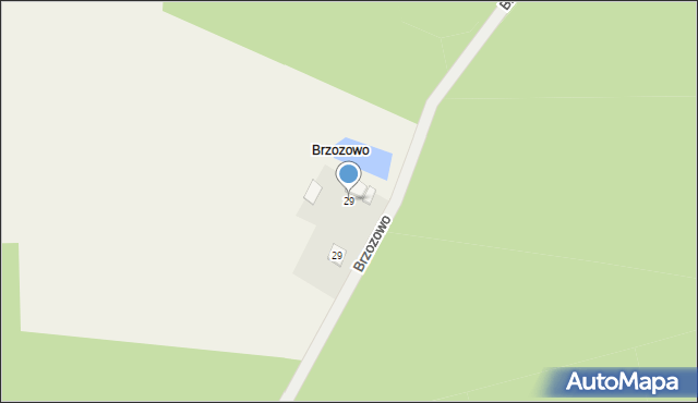 Brzozowo, Brzozowo, 29, mapa Brzozowo