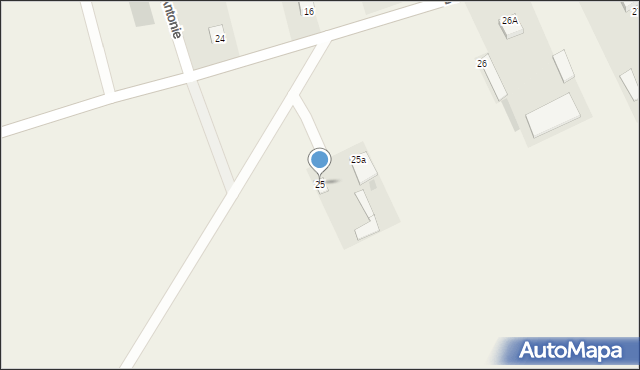 Brzozowo-Antonie, Brzozowo-Antonie, 25, mapa Brzozowo-Antonie