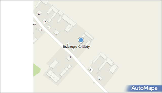 Brzozowo-Chabdy, Brzozowo-Chabdy, 3, mapa Brzozowo-Chabdy
