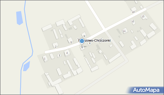 Brzozowo-Chrzczonki, Brzozowo-Chrzczonki, 6, mapa Brzozowo-Chrzczonki