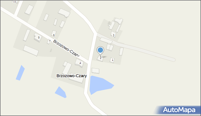 Brzozowo-Czary, Brzozowo-Czary, 2, mapa Brzozowo-Czary