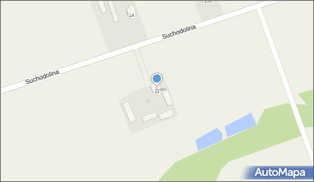 Brzozowo-Kolonia, Brzozowo-Kolonia, 11, mapa Brzozowo-Kolonia