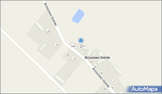 Brzozowo-Solniki, Brzozowo-Solniki, 14, mapa Brzozowo-Solniki