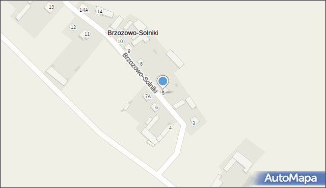 Brzozowo-Solniki, Brzozowo-Solniki, 5, mapa Brzozowo-Solniki