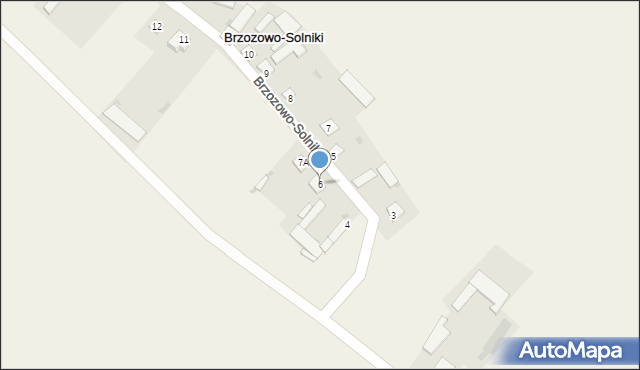 Brzozowo-Solniki, Brzozowo-Solniki, 6, mapa Brzozowo-Solniki