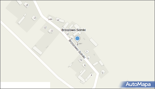 Brzozowo-Solniki, Brzozowo-Solniki, 8, mapa Brzozowo-Solniki