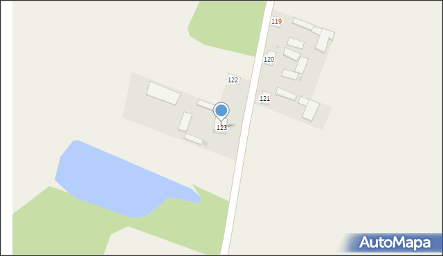 Brzozowy Kąt, Brzozowy Kąt, 123, mapa Brzozowy Kąt