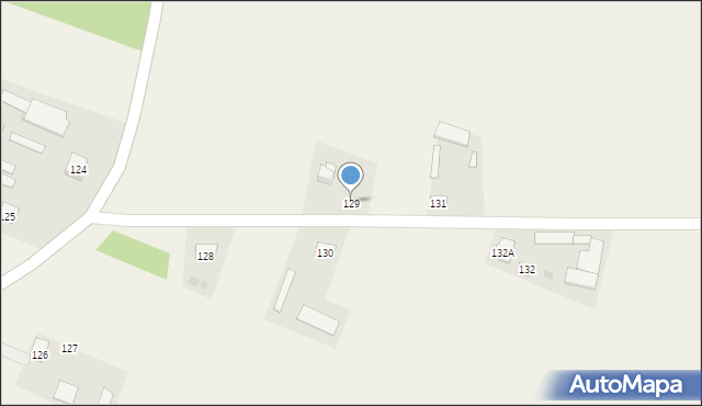 Brzozowy Kąt, Brzozowy Kąt, 129, mapa Brzozowy Kąt