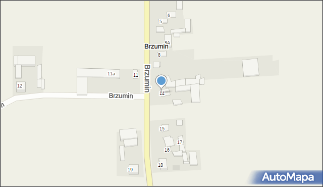 Brzumin, Brzumin, 14, mapa Brzumin