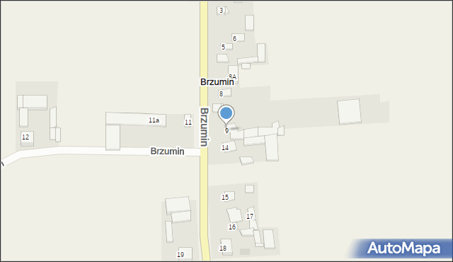 Brzumin, Brzumin, 9, mapa Brzumin