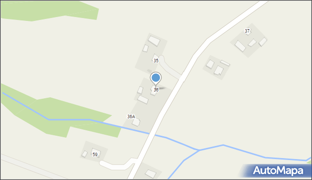 Brzuska, Brzuska, 36, mapa Brzuska