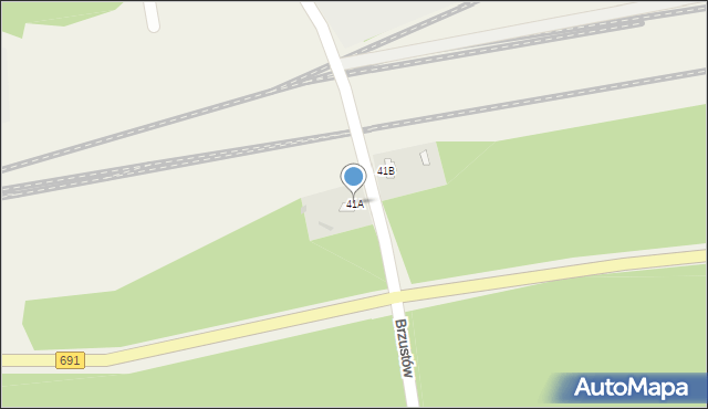 Brzustów, Brzustów, 41A, mapa Brzustów
