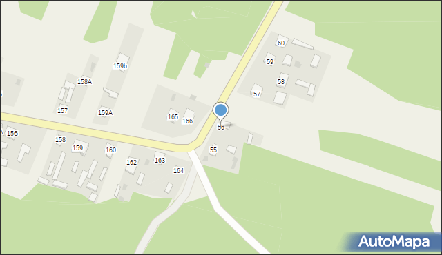 Brzustów, Brzustów, 56, mapa Brzustów