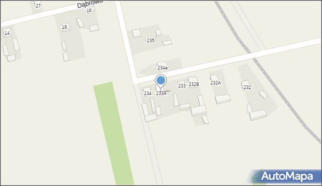 Brzustów, Brzustów, 233A, mapa Brzustów