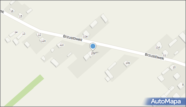 Brzustówek, Brzustówek-Kolonia, 10d, mapa Brzustówek