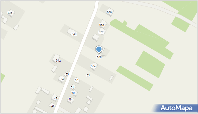 Brzustowiec, Brzustowiec, 52b, mapa Brzustowiec