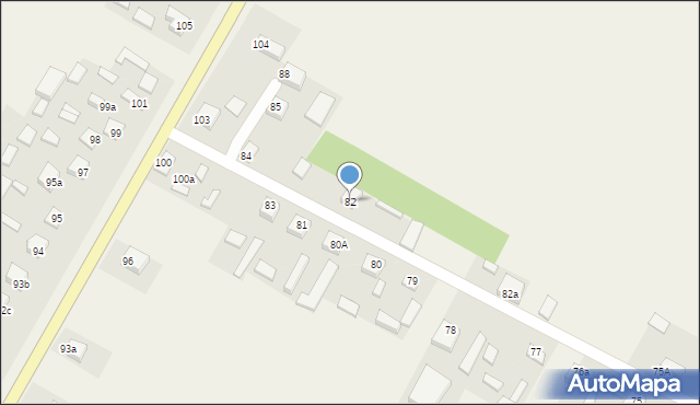 Brzustowiec, Brzustowiec, 82, mapa Brzustowiec