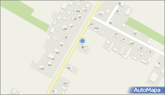 Brzustowiec, Brzustowiec, 96, mapa Brzustowiec