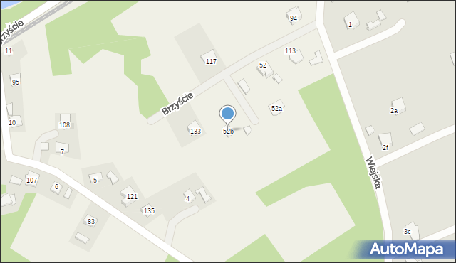 Brzyście, Brzyście, 52b, mapa Brzyście