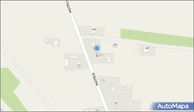 Brzyście, Brzyście, 34, mapa Brzyście