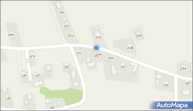 Brzyska, Brzyska, 202, mapa Brzyska