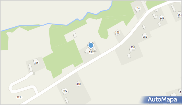 Brzyska, Brzyska, 334, mapa Brzyska